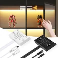 DC12-24V Interruptor De Porta IR Proximidade Duplo Sensor Aberta/Fechar Luz LED Para Armário Controle De Guarda-Roupa