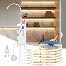 Fita LED Multi-Peças Em Uma COB Com Interruptor De Sensor De Toque Regulável Para Armário De Cozinha Iluminação De