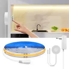 Faixa De Luz COB De Alto Brilho 320LEDs/M Com Placa Penetrável Regulável , Varredura Manual E Interruptor De Toque 220V