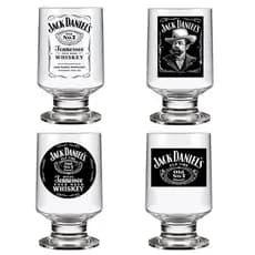 Conjunto de Copos de Whisky Taça de Vidro 260ml Personalizado Jack Daniel's!