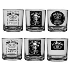 Conjunto de copos de whisky 265ml vidro personalizado Jack daniel's opções com 6/4/3/2 peças !