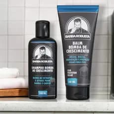 Balm para barba e shampoo Barba robusta