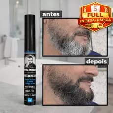 Kit preenchedor escurecedor barba robusta original