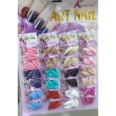 Kit de unhas postiças com 24 pacotes