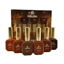 Kit Esmalte Em Gel Marrom / chocolate Bella Rosa