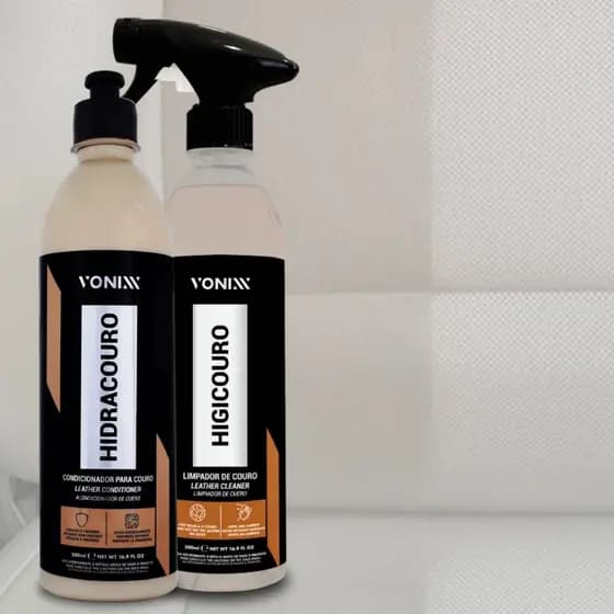 Kit Limpa Couro Vonixx - Higicouro Hidracouro