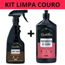 KIT LIMPA COURO CADILLAC Limpa Couro + Tratamento de Couro