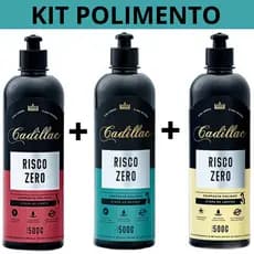 Kit Polimento Cadillac - Risco Zero Corte Refino e Lustro