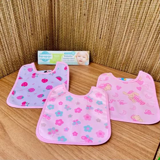 Kit c/ 3 Babador Emborrachado