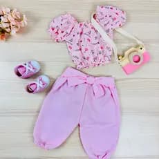 Cropeed Estampado + Calça Capri