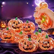 Halloween Abóbora Maltose Estresse Bola Brinquedos Mole Macio Lento Rebote Alívio Do Brinquedo Engraçado Sensoriais Pres