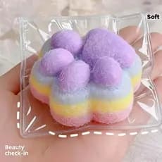 1PC Grande Gato Pata Brinquedo Mole Claro Squeeze Alívio Do Estresse Beliscar Mesa Executiva Brinquedos Bolas De Criança