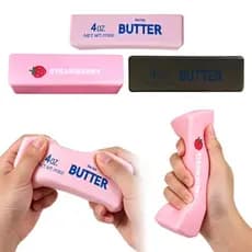 Manteiga Vara Mole Estresse Bola Brinquedo Fidget Crocante Squeeze Blocos Redondos Preenchido ASMR Anti Liberação Mão Re