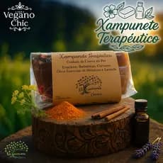 Xampunete Terapêutico 100% Natural  |  Vegano  |  Controle e cuidado com o Corpo |  Óleos Essenciais