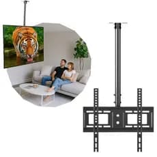 Suporte Tv Universal 26 A 60 Pol Articulado Inclinável 45kg Rotação 360° VESA Aço Resistente