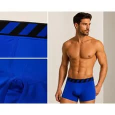 Cueca Boxer Premium Masculina Conforto Máximo Algodão Elastano Kit 6 Cores