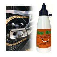 Cera protetiva de carnaúba micronizada para corrente de moto e bicicleta correntes 100ml