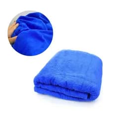 Pano microfibra azul multiuso lavagem 30x70 limpeza casa móveis lustra risco vidro madeira janela