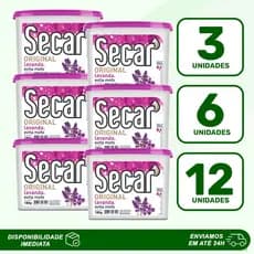 Kit Promocional Anti Mofo Desumidificador Secar Lavanda 180g Evita Umidade Fungos Cheiro Guarda Gavetas Armários Roupas