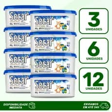Kit Promocional Anti Mofo Desumidificador Secar Original Kids 80g Evita Umidade Fungos Cheiro Guarda Gavetas Armários Roupas