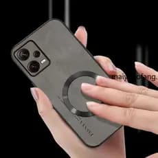Invólucro Redmi note 12 5g pro 5g Capa De Telefone Protetora De Anel De Sucção Magnética Antivibração Com Bordas Suaves
