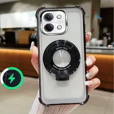 TTTY OPPO A6 PRO 4G 5G Capa de telefone Quatro cantos Suporte de CD magnético de Airbag resistente a choques Adequado pa