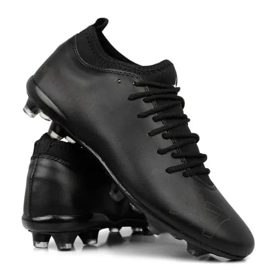 Chuteira Botinha Futebol Preto Campo Cano Alto Médio A7 Promoção 35 ao 44 Original