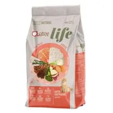 Ração Quatree Life para Gatos Castrados Sabor Salmão e Arroz