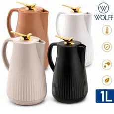 Garrafa Térmica De Água Café 1L New Bird Gatilho Pássaro Decoração Chá Wolff Luxo Elegancia
