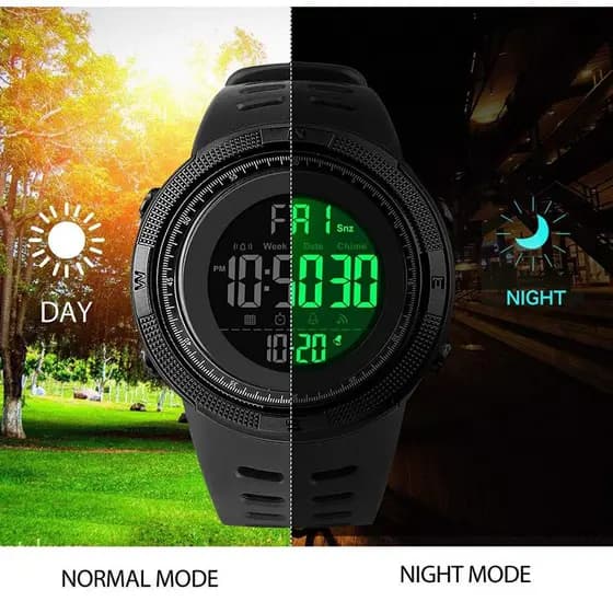 SKMEI Relogio 1251 esportes impermeável masculino lazer digital LED digital multifuncional relógio eletrônicoSKMEI Relogio 1251 esportes impermeável masculino lazer digital LED digital multifuncional relógio eletrônico
