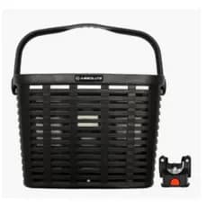Cesta Bicicleta Dianteira Absolute Removível Engate Rápido Aro 29 Guidão Grosso 31.8