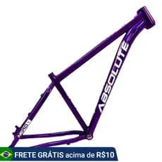 Quadro Bike Aro 29 Nero 5 Grau Roxo Alumínio 6061 Cabeamento Interno MTB + Gancheira Original