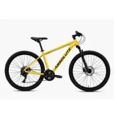 Bicicleta Aro 29 Absolute Nero 5 Amarela Alumínio 21v Freio A Disco Garfo com Suspensão