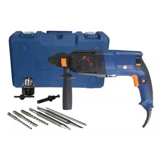 Martelete Rotativo Rompedor 3KG 1200W 12 Pçs Furadeira De Impacto NAKASAKI