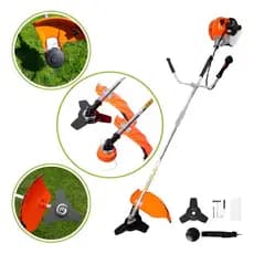Roçadeira Multifuncional Cortador de Grama Nakasaki 75Cc robusta com Lâmina e Nylon