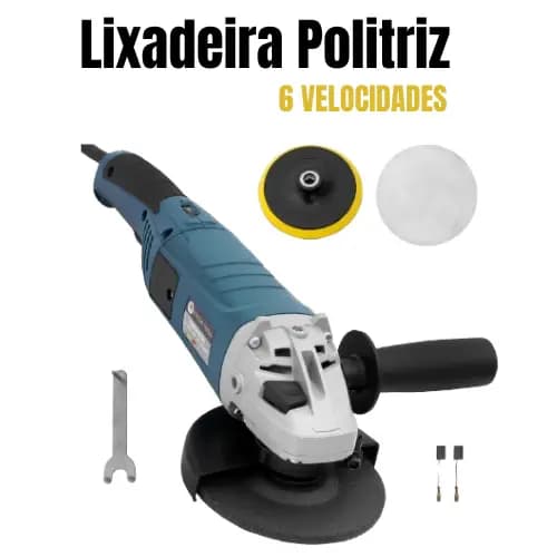 Politriz/lixadeira E Esmerilhadeira Multifunções 1050w 6 Velocidades SH
