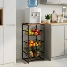 Fruteira de Cozinha chão 3 Cestos Air Fryer