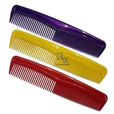 24 Pente Dente Fino e Médio Unisex Luxo Profissional Salão e Barbearia