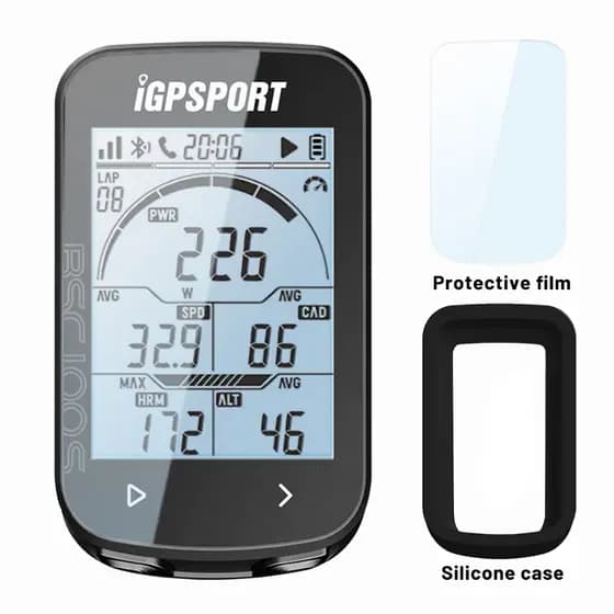 Velocímetro IGPSPORT BSC100S Para Bicicleta Sem Fio À Prova De Água IPX7 GPS LCD De 2.6 Polegadas
