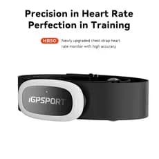 IGPSPORT HR50 Monitor De Frequência Cardíaca Para Ciclismo Cinta Torácica ANT + Bluetooth IPX7 À Prova D'água Sensor