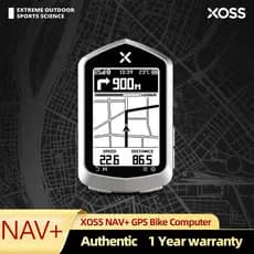 XOSS NAV + Plus Velocímetro De Bicicleta Sem Fio À Prova D'água IPX7 USB-C Computador Recarregável GPS Visor LCD De 2,4