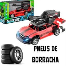 Carrinho Controle Remoto Lançador Bolinhas De Gel Elétrico Lançamento