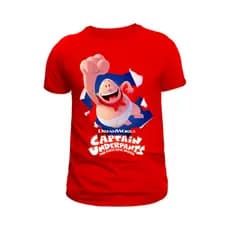 Camiseta Camisa Capitão Cueca Infantil e Adulto Blusa unissex 100% Algodão Envio imediato!