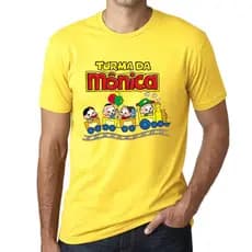 Camisa Turma da Mônica adulto e infantil 100% algodão cores
