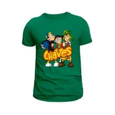Camiseta Camisa Chaves Infantil e Adulto Blusa unissex 100% Algodão Envio imediato