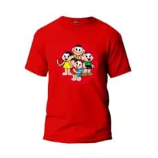 Camisa Camiseta Infantil e Adulto tuma da Mônica T-shirt 100% Algodão Unissex Postagem Rápida.