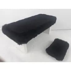 Apoio de mão para manicure (Paris P) em pelúcia e mdf com cores diversas, gratis apoio de cotovelo.