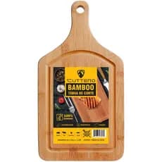 Tábua para Corte Bamboo Pequena com Pegador 20 x 38.5cm Cuttero