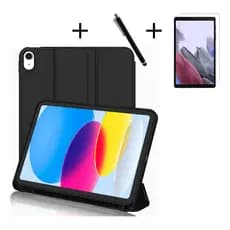 Kit Capa Flip+ Pelicula + Caneta iPad Air 4a/5a Geração 10.9