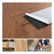 36 PC Piso Painel Revestimento Vinílico Adesivo Lavável Madeira  91,4x15,2cm